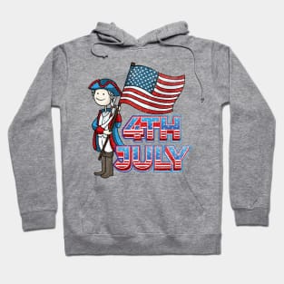 4th july illustration Hoodie